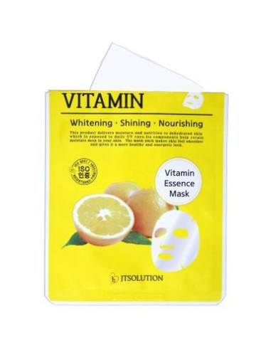 JT Beauté Vitamin Essence Mask - Blanchissant, hydratant et nourrissant