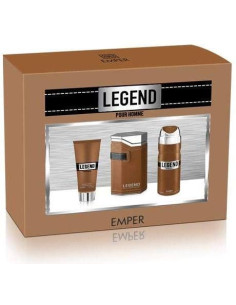 Coffret eau de toilette homme legend 3 en 1 -emper