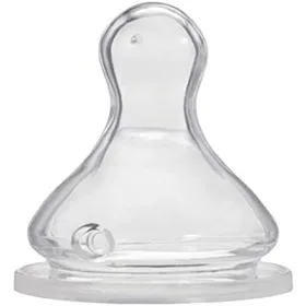 TÉTINE SILICONE ANTI COLIQUE POUR LAIT 0-3 MOIS-BABYNOVA