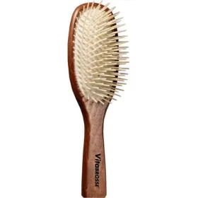 Brosse à cheveux en bois avec picots spéciaux sans bouts 701 -vitabrosse