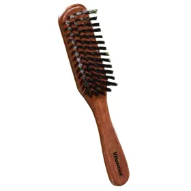 Brosse à cheveux plate en bois et en soie naturelle 702 -vitabrosse
