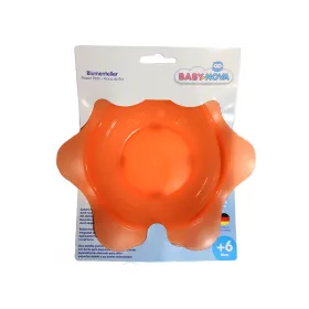 Assiette creuse en forme de fleur saumon6 mois-baby nova