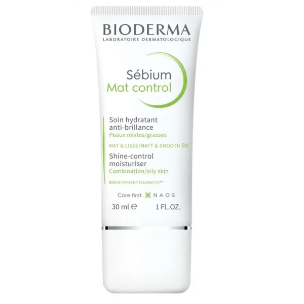 SEBIUM MAT CONTROL SOIN HYDRATANT ANTI-BRILLANCE 30ML-BIODERMA