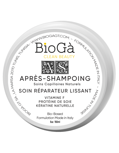 Biogà Clean Beauty après-shampoing réparateur lissant 150 ml