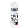 Biberon mickey gris 6-18 mois - température control - 300ml - nuk