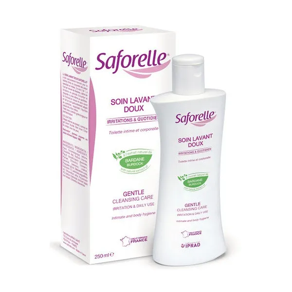 La crème apaisante Saforelle est un soin intime adapté en cas de peaux  sensibles ou irritées
