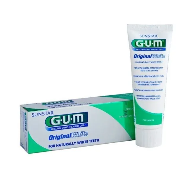 Gum - Dentifrice original white 75ml