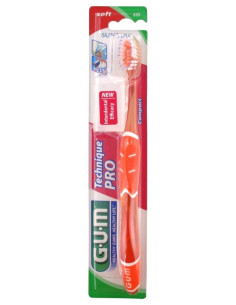 BROSSE À DENTS TECHNIQUE PRO SOUPLE 525 ORANGE-GUM