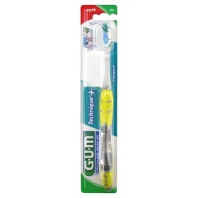 Brosse à dents technique compact 491 jaune - gum