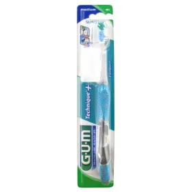 Brosse à dents technique compacte medium 493 bleu - gum