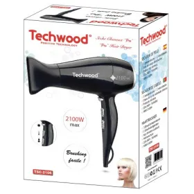 Sèche cheveux pro - tsc-2106 - 2100w - noir-techwood