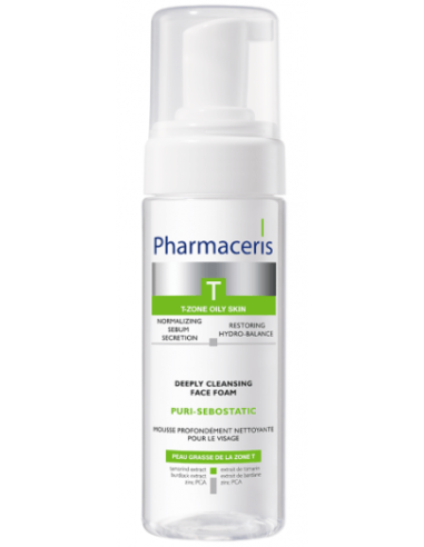 T PURI-SEBOSTATIC MOUSSE NETTOYANTE VISAGE 150 ML-PHARMACERIS