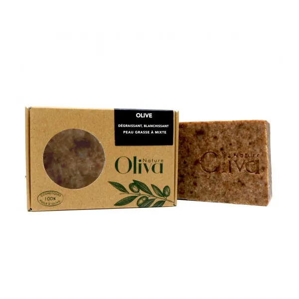 Savon Solide à Froid Olive Noir 140g-Oliva Nature