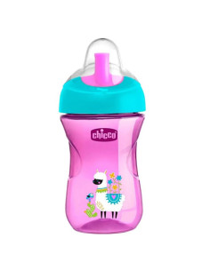 Tasse advanced cup - rose - girl 12m+ - 266 ml- chicco