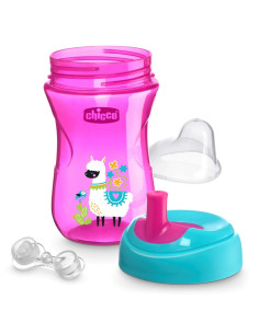 Tasse advanced cup - rose - girl 12m+ - 266 ml- chicco