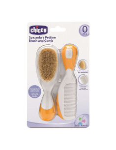 Brosse et peigne orange - chicco