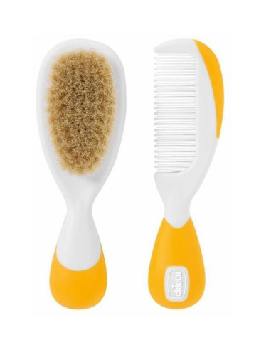 Brosse et peigne pour bébé orange | Chicco