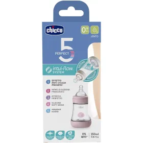 Biberon intui-flow perfect 5 - rose - 150 ml - chicco