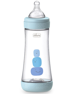 Biberon intui-flow perfect 5 - bleu- 300 ml - chicco