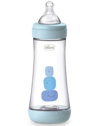 Perfect 5 biberon Intui-flow bleu 300 ml | Chicco