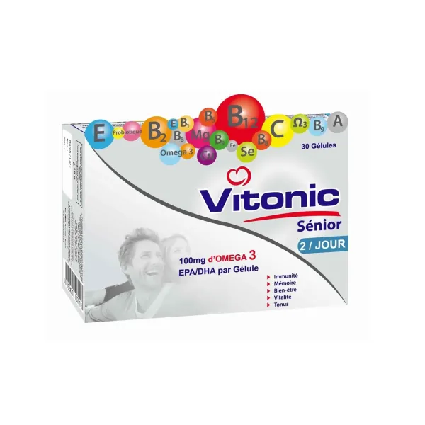 Vitonic sénior 30 gélules -vital