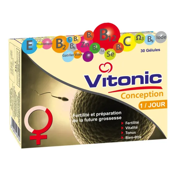 Vitonic conception 30 gélules -vital