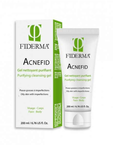 Fiderma Gel Nettoyant Purifiant Peaux Grasses 200 ML