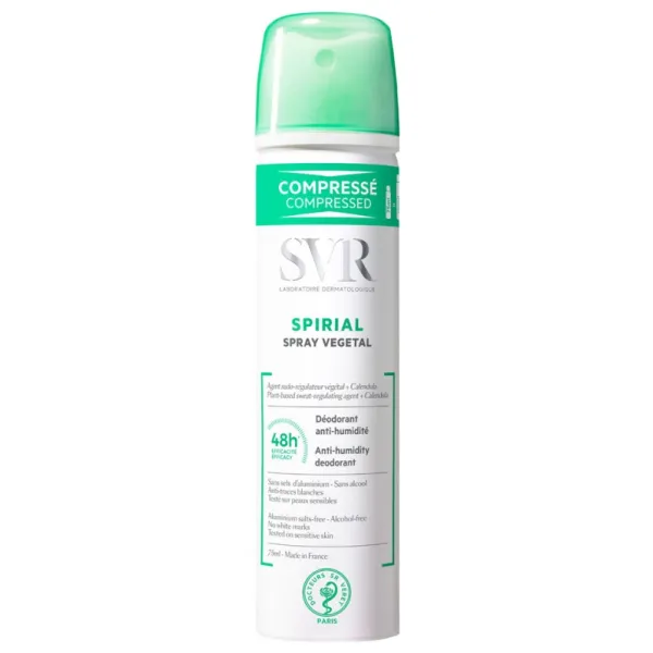 SVR Spirial spray vegetal déodorant anti-humidité 75ml