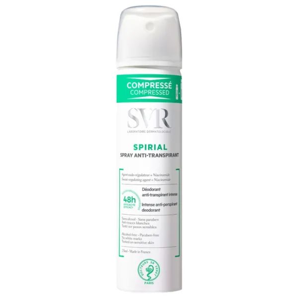 SVR Spirial déodorant spray anti transpirant intense 75ml