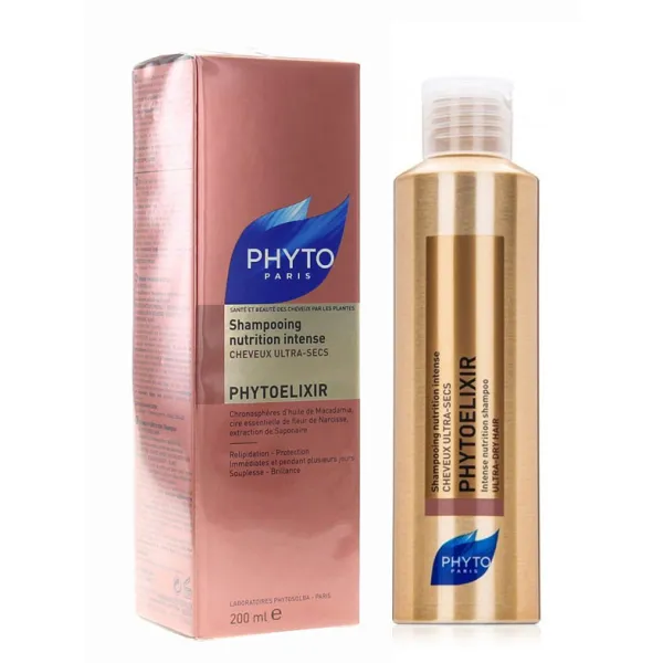 PHYTOELIXIR Shampooing Nutrition Intense Cheveux Ultra-Secs -PHYTO-200ML