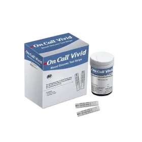 BANDELETTE BLOOD GLUCOSE TEST STRIPS B 50-ON CALL VIVID