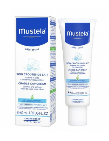 Mustela Soin croûtes de lait bébé 40 ml