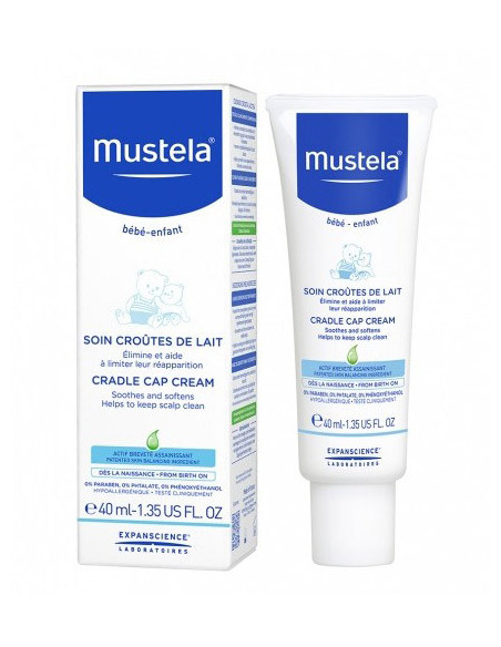 Mustela Soin croûtes de lait bébé 40 ml
