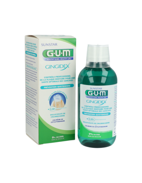 GUM Bain de Bouche Gingidex, 300ml