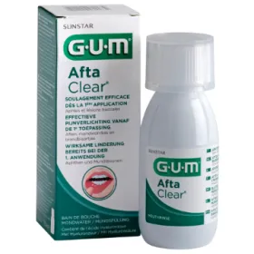 Bain de bouche afta clear 120 ml -gum