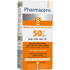 S sun broad spectrum protection cream spf50+ 50ml -pharmaceris