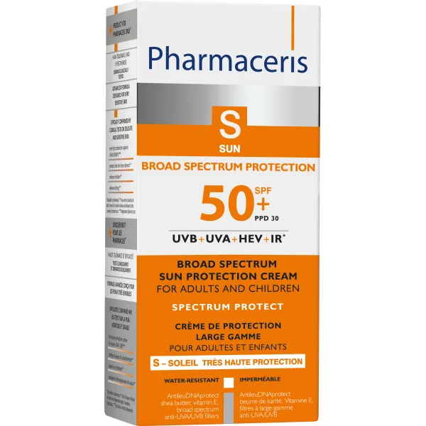 Pharmaceris - S sun broad spectrum protection cream spf50+ 50ml