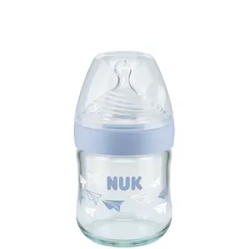 Biberon en verre nature sense gris 120 ml -nuk