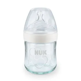 Biberons En Verre Nature Sense Blanc-120 ml -NUK