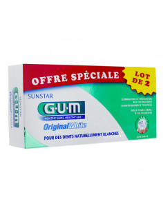 Sunstar gum original white dentifrice blanchissant - gum