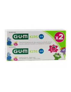 Sunstar Gum Dentifrices Kids Lot de 2 - Gum