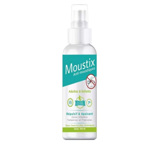 Moustix anti-moustiques spray repulsif et apaisant 100ml -babylin's