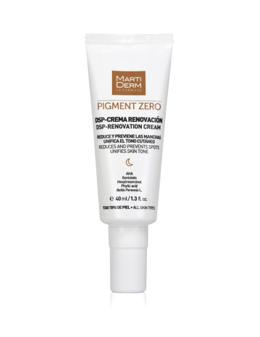 Crème de Nuit Anti-tâches Tous types de peaux DSP-Crème Rénovation-MARTIDERM- 40ML