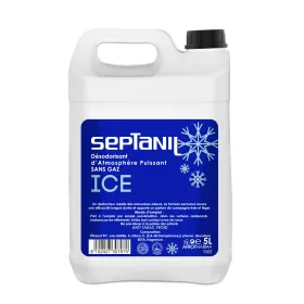 Désodorisant d’atmosphère puissant ice septanil-5l
