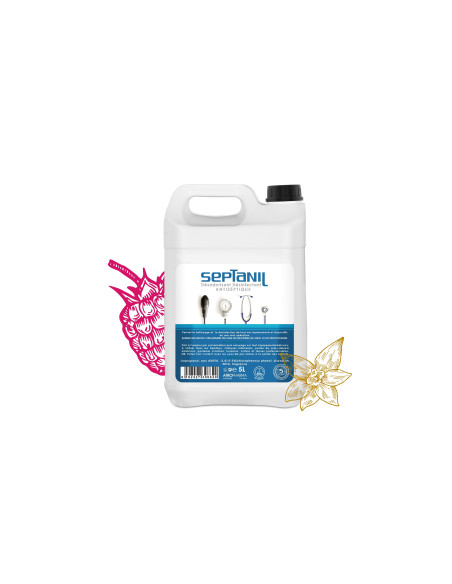 Désodorisant désinfectant antiseptique septanil framboise vanille - 5l