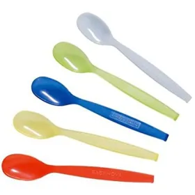 5 cuillères bébé pour enfants sans bpa jaune - baby nova