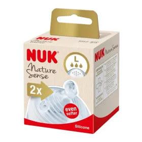 Nature Sense 2 Tétines Silicone - Taille : L -Nuk