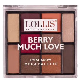 Palette eyeshadow berry much love 10 couleurs lp-451-01 -lollis